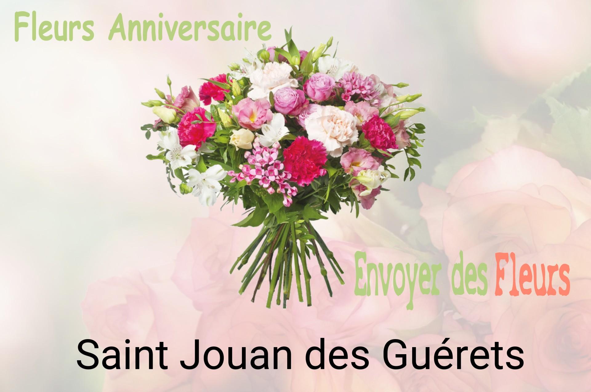 Bouquet de fleurs d’anniversaire livré à Saint-Jouan-des-Guérets
