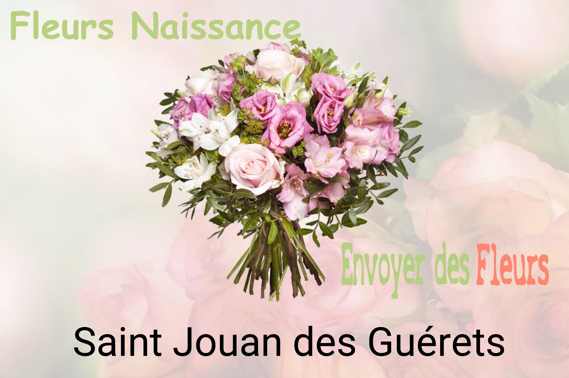Bouquet de fleurs de naissance livré à Saint-Jouan-des-Guérets